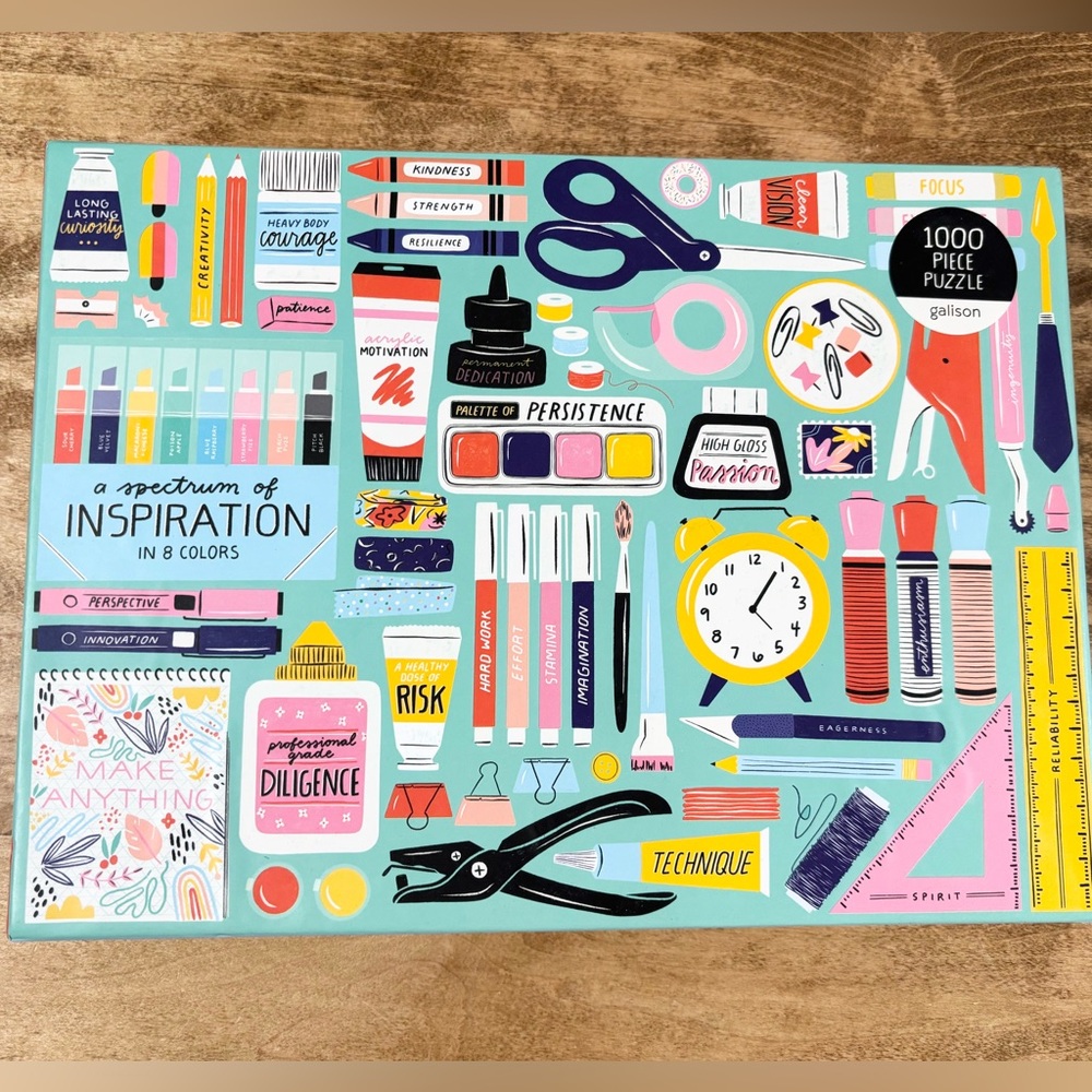 Colorful 1000 Piece Puzzle by Galison